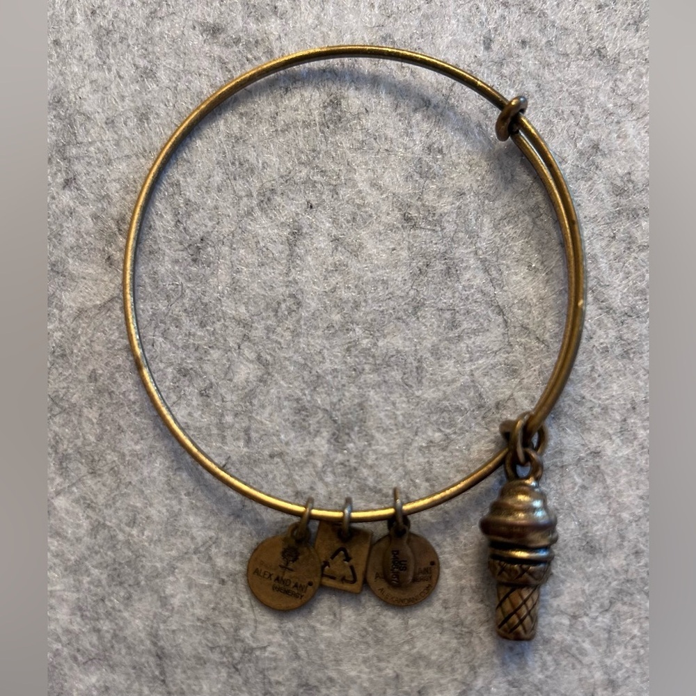 Alex and Ani Sweet Treats Charm Bangle Bracelet